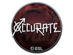 Sticker | xccurate (Foil) | Katowice 2019