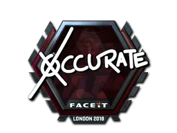 Sticker | xccurate (Foil) | London 2018