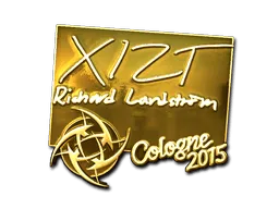 Sticker | Xizt (Gold) | Cologne 2015