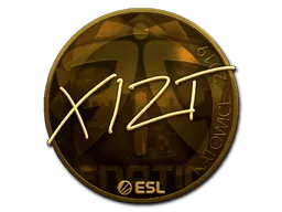 Sticker | Xizt (Gold) | Katowice 2019