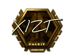 Sticker | Xizt (Gold) | London 2018