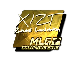 Sticker | Xizt (Gold) | MLG Columbus 2016