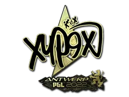 Sticker | Xyp9x (Gold) | Antwerp 2022