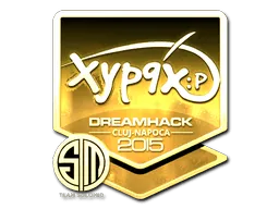 Sticker | Xyp9x (Gold) | Cluj-Napoca 2015