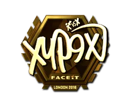 Sticker | Xyp9x (Gold) | London 2018