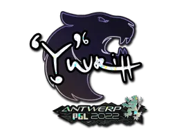 Sticker | yuurih (Glitter) | Antwerp 2022