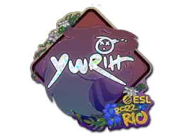 Sticker | yuurih (Glitter) | Rio 2022