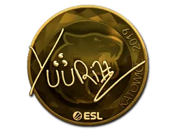 Sticker | yuurih (Gold) | Katowice 2019