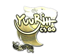 Sticker | yuurih (Gold) | Paris 2023