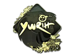 Sticker | yuurih (Gold) | Rio 2022