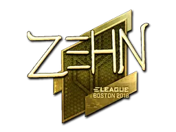 Sticker | zehN (Gold) | Boston 2018