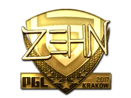 Sticker | zehN (Gold) | Krakow 2017