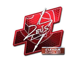 Sticker | Zeus (Foil) | Atlanta 2017