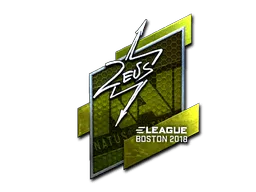 Sticker | Zeus (Foil) | Boston 2018