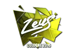 Sticker | Zeus (Foil) | Cologne 2016