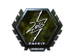 Sticker | Zeus (Foil) | London 2018