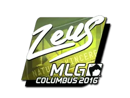 Sticker | Zeus (Foil) | MLG Columbus 2016