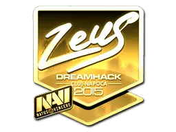 Sticker | Zeus (Gold) | Cluj-Napoca 2015