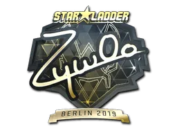 Sticker | ZywOo (Gold) | Berlin 2019