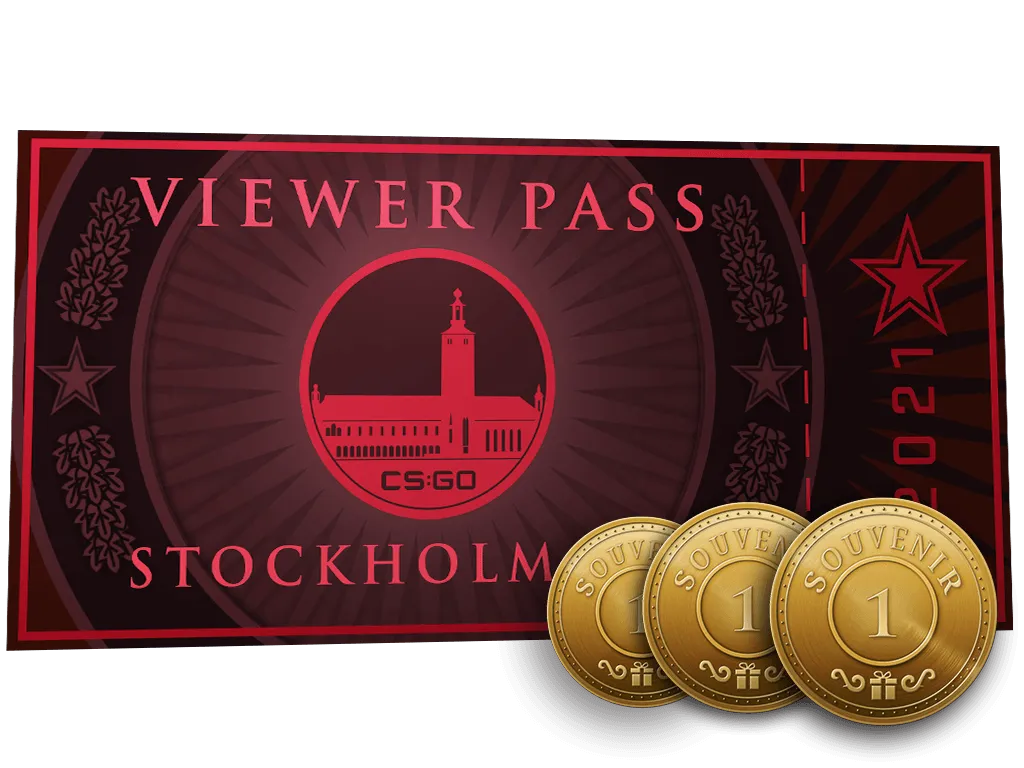 Stockholm 2021 Viewer Pass + 3 Souvenir Tokens