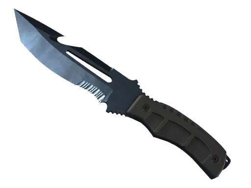 ★ StatTrak™ Survival Knife | Blue Steel (Minimal Wear)