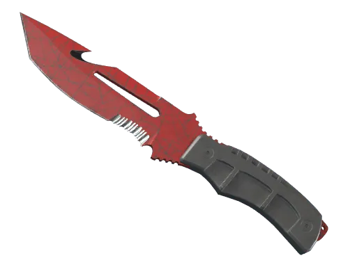 ★ Survival Knife | Crimson Web (Well-Worn)