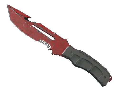 ★ Survival Knife | Crimson Web (Battle-Scarred)