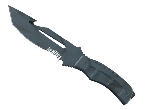 ★ Survival Knife | Night Stripe (Well-Worn)