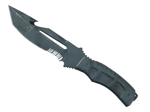 ★ Survival Knife | Night Stripe (Battle-Scarred)