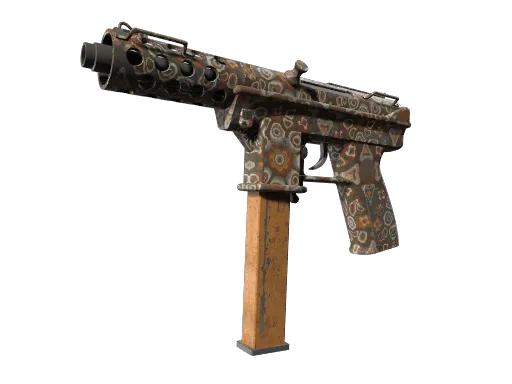 Tec-9 | Orange Murano (Battle-Scarred)