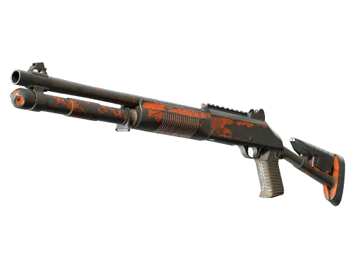 XM1014 | Blaze Orange (Battle-Scarred)