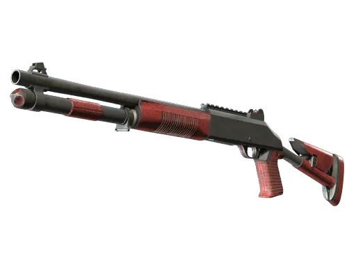 XM1014 | Red Leather (Battle-Scarred)