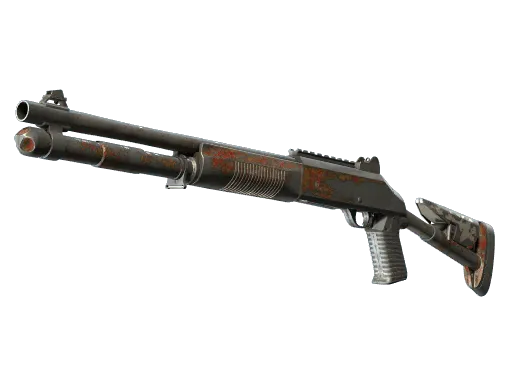 XM1014 | Red Python (Battle-Scarred)